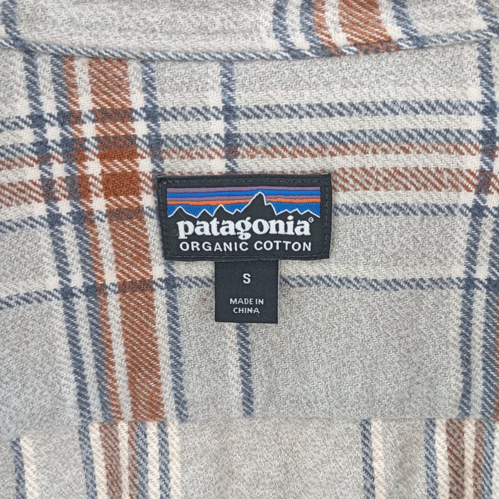 Patagonia ORGANIC COTTON Organic Cotton Long Sleeve Flannel Check Shirt Men's S Size / eaa404474