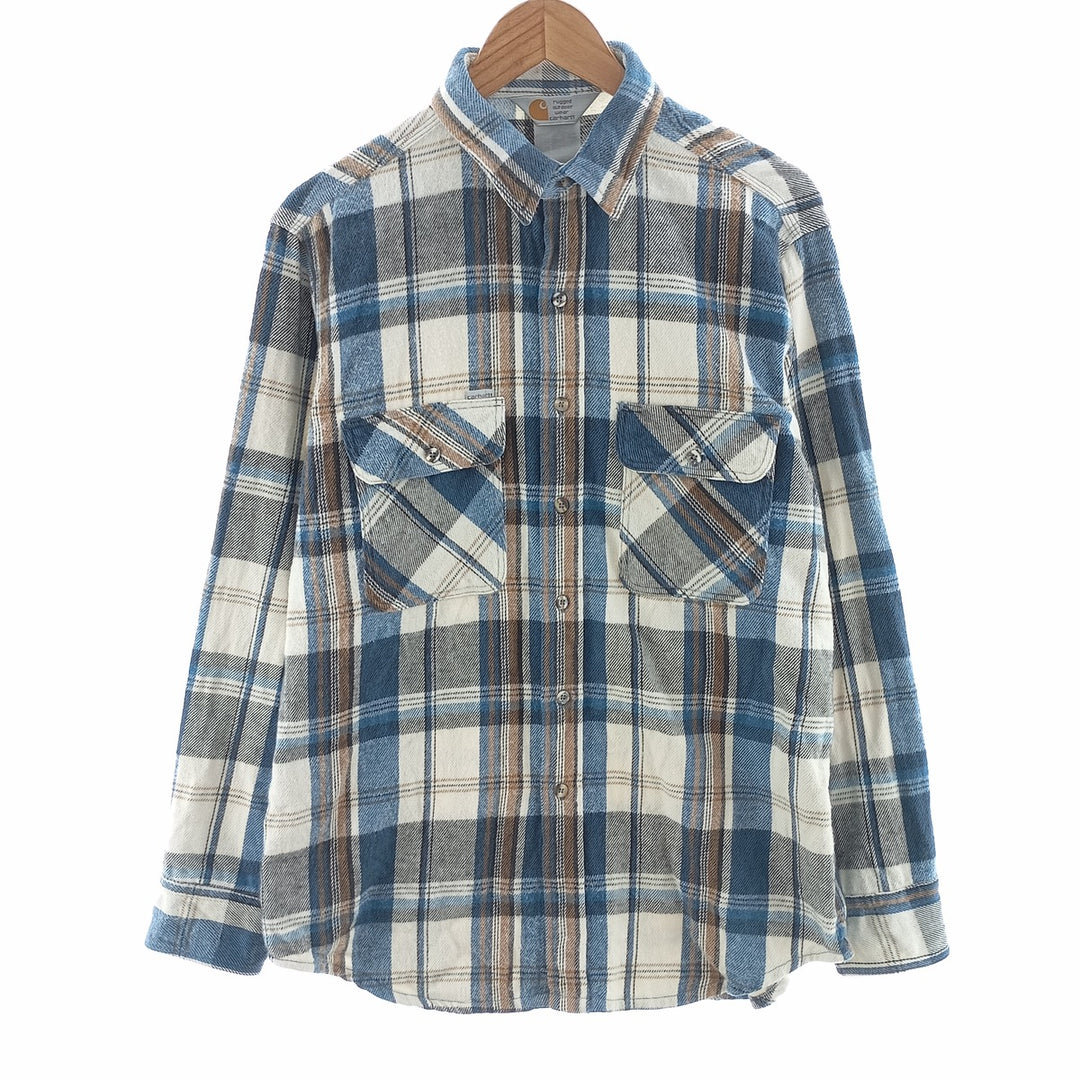 Carhartt Long Sleeve Flannel Check Shirt Men's Size L / eaa404488