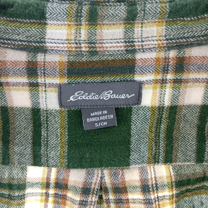 Eddie Bauer Long Sleeve Flannel Check Shirt, Men's Size S / eaa404490