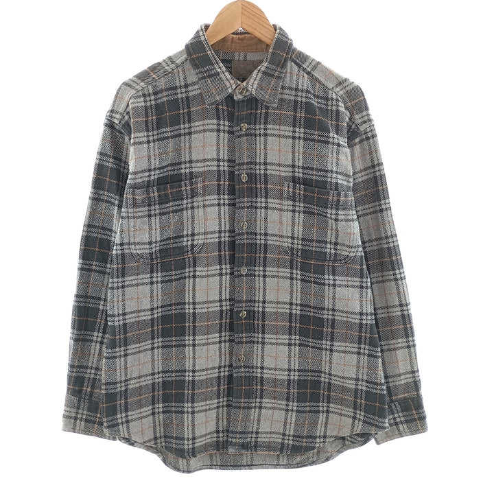 90s~00'S ST JOHN'S BAY long sleeve flannel check shirt, men's size L /eaa404500