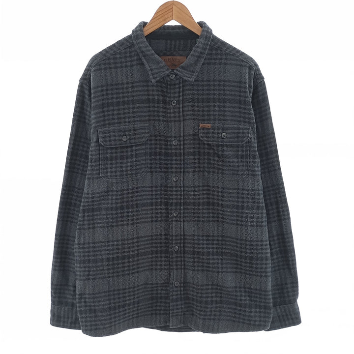 ORVIS Long Sleeve Flannel Check Shirt Men's XXL / eaa404508