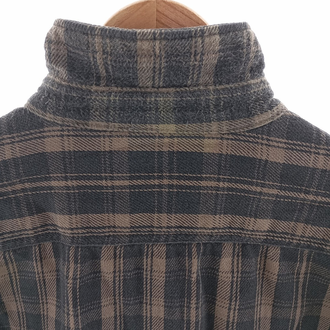 90s~00'S St. John's Bay Long Sleeve Flannel Check Shirt Men's XL Vintage /eaa404524