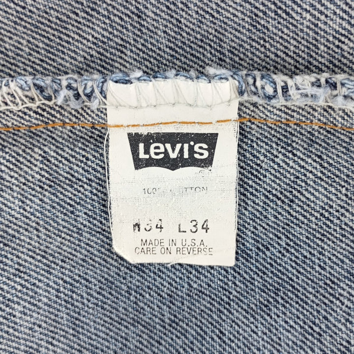 90'S Levi's 550 Tapered Denim Pants Made in USA Men's W33 Vintage / eaa404536