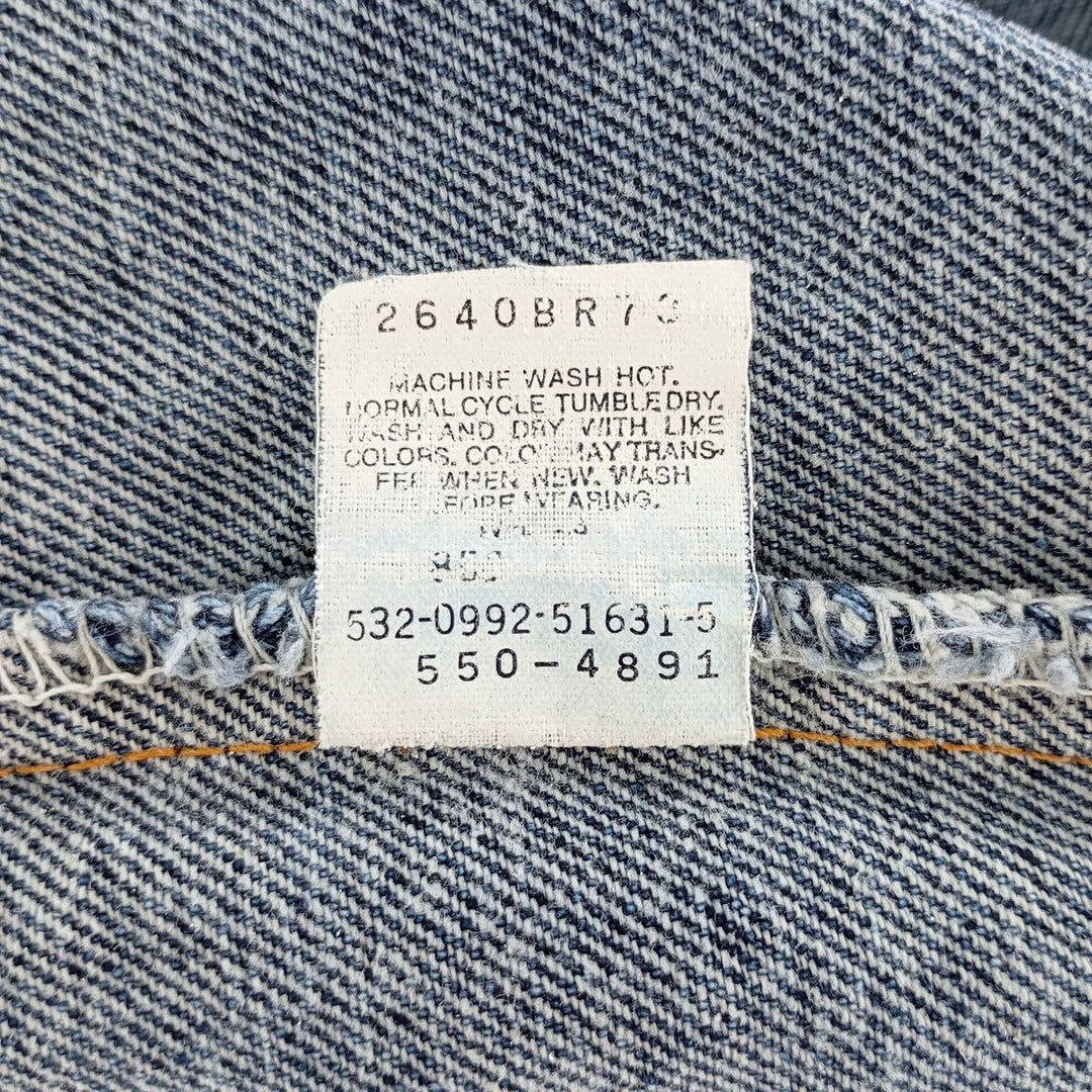 90'S Levi's 550 Tapered Denim Pants Made in USA Men's W33 Vintage / eaa404536