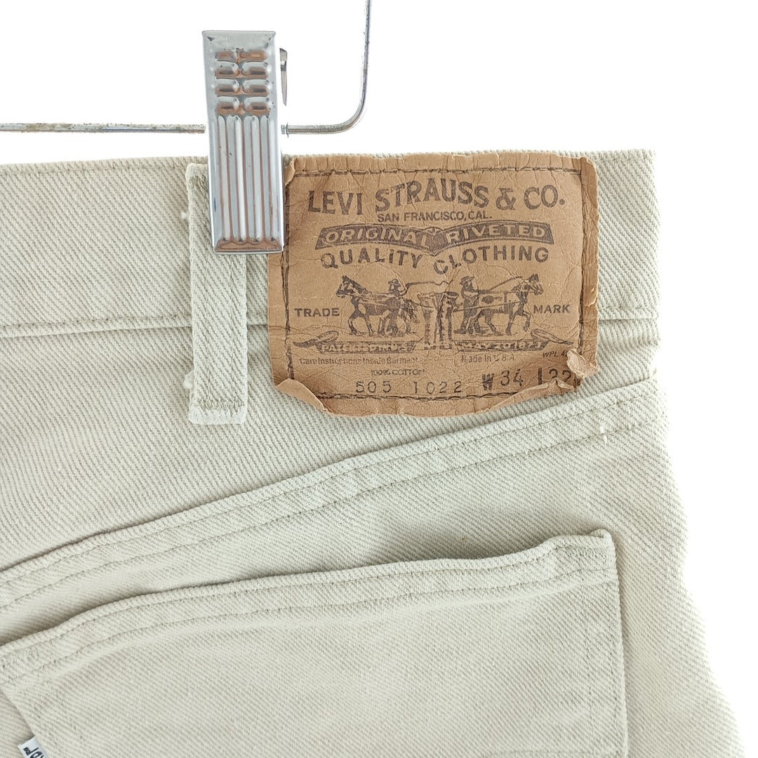 80'S Levi's 70505-1022 Katsuragi Cotton Twill Pants Made in USA Men's W34 Vintage /eaa404539