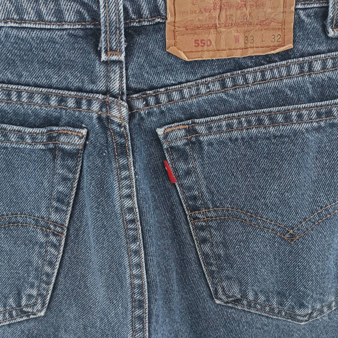 90s~00'S Levi's 00550-4846 Tapered Denim Pants Made in USA Men's W32 Vintage /eaa404543