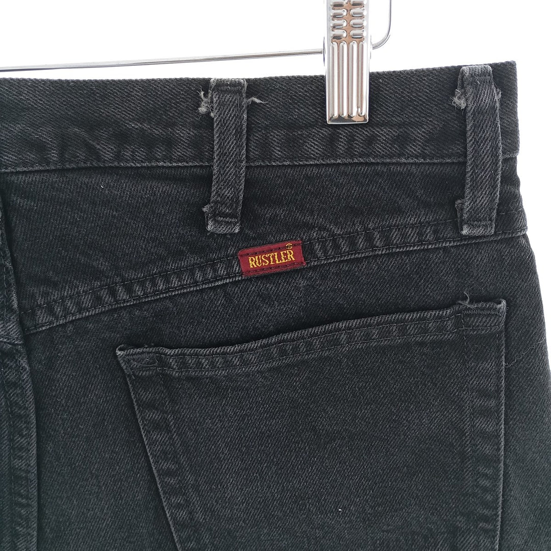 RUSTLER Black Denim Straight Denim Pants Men's W33 equivalent / eaa404555