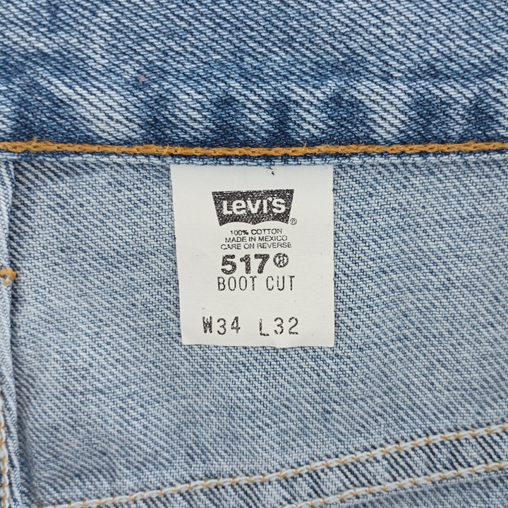 00'S Levi's 517 BOOT CUT Bootcut Denim Pants Men's W34 equivalent / eaa404569