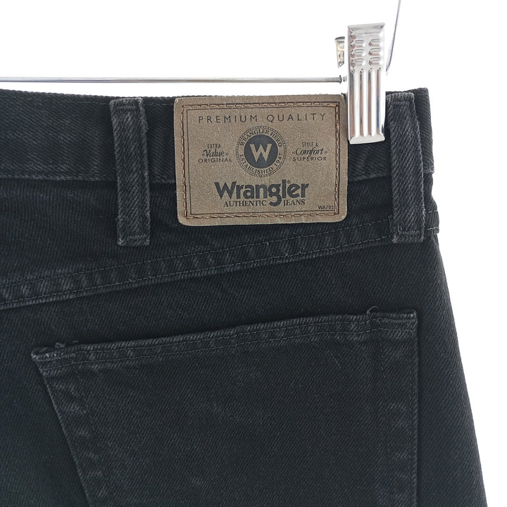 Wrangler Black Denim Straight Denim Pants Men's W34 equivalent / eaa404577