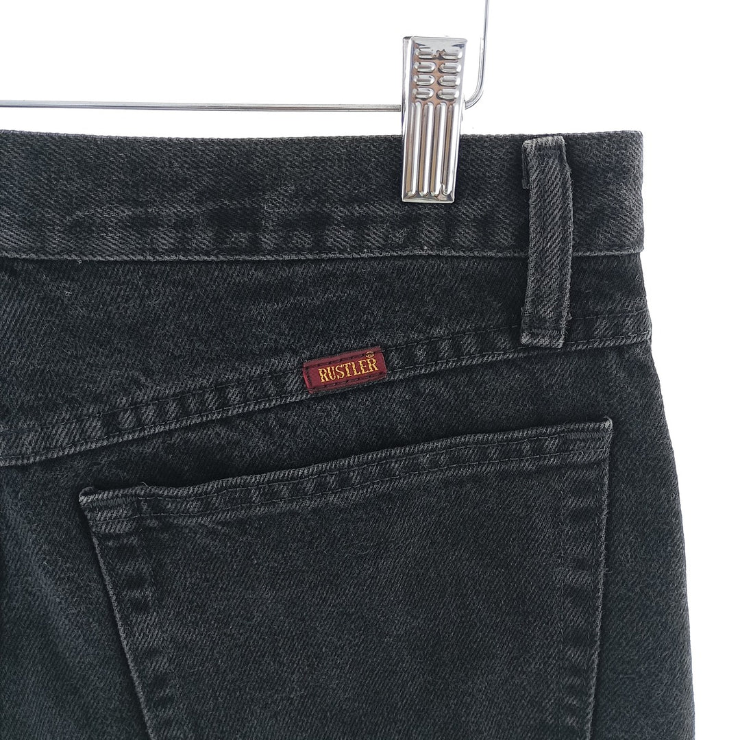 RUSTLER Black Denim Straight Denim Pants Men's W32 equivalent / eaa404578