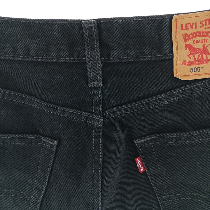 Levi's 505 Black Denim Tapered Denim Pants Men's W31 equivalent / eaa404580