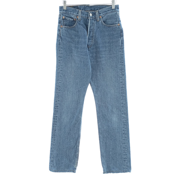 90'S Levi's 6501-0114 Straight denim pants made in the USA, women's size L (w27), vintage cotton blue type Vintage Second Hand