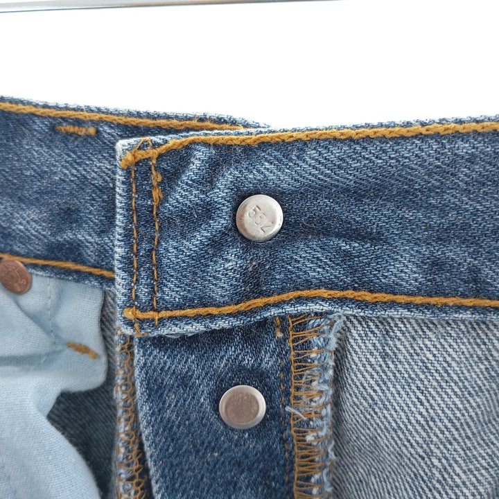 90'S Levi's 6501-0114 Straight denim pants made in the USA, women's size L (w27), vintage cotton blue type Vintage Second Hand