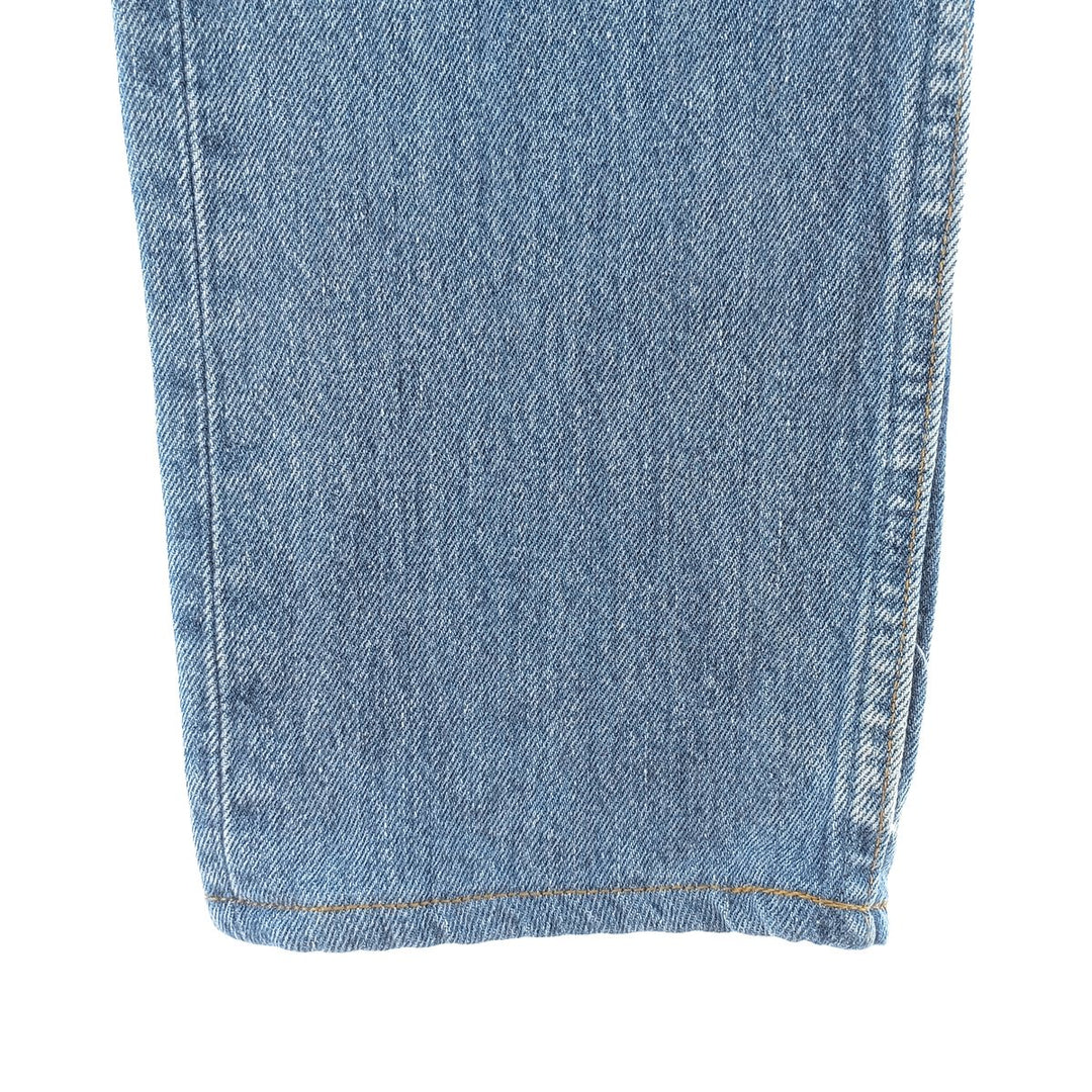 90'S Levi's 6501-0114 Straight denim pants made in the USA, women's size L (w27), vintage cotton blue type Vintage Second Hand