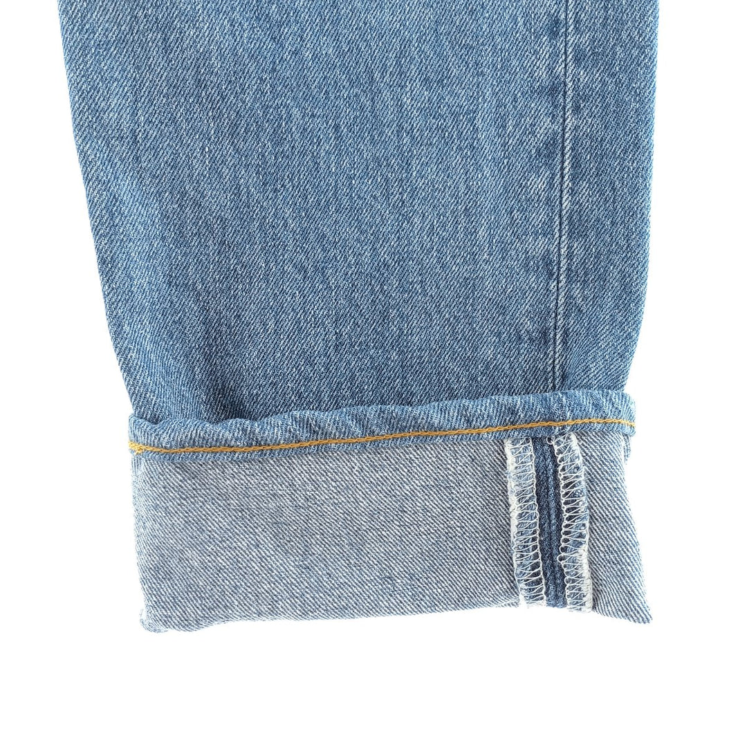 90'S Levi's 6501-0114 Straight denim pants made in the USA, women's size L (w27), vintage cotton blue type Vintage Second Hand