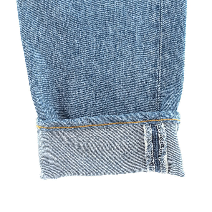 90'S Levi's 6501-0114 Straight denim pants made in the USA, women's size L (w27), vintage cotton blue type Vintage Second Hand