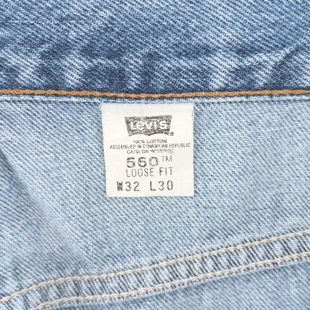 00'S Levi's 560 LOOSE FIT tapered denim pants for men, size W32 / eaa404589