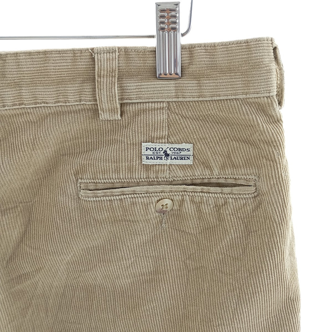 Ralph Lauren POLO RALPH LAUREN Two-pleat corduroy pants for men, size W33 / eaa404597