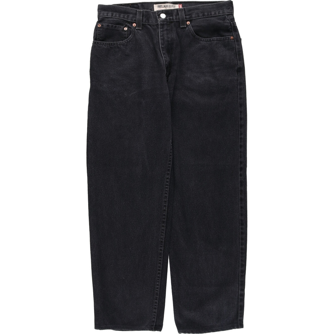 Levi's 550 Relaxed Fit Black Denim Tapered Denim Pants Men's W32 equivalent / eaa404599