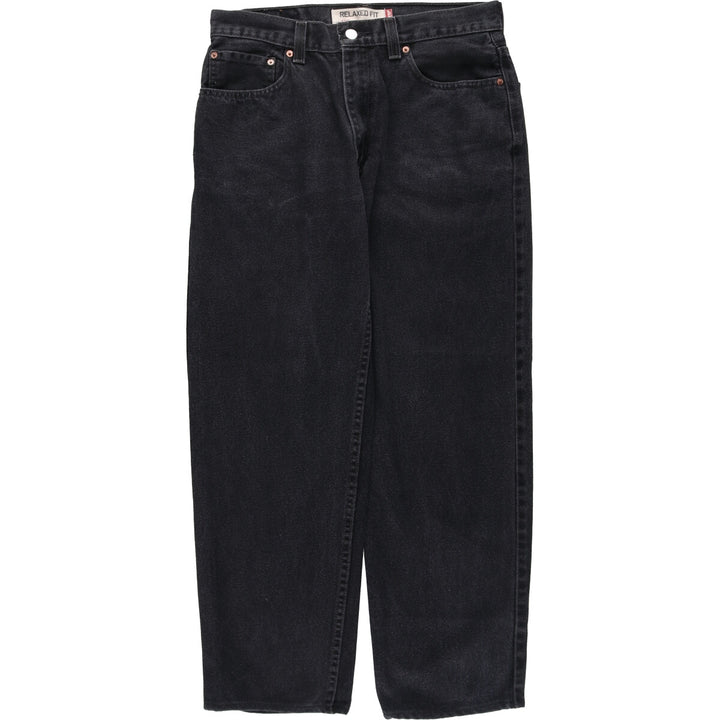 Levi's 550 Relaxed Fit Black Denim Tapered Denim Pants Men's W32 equivalent / eaa404599