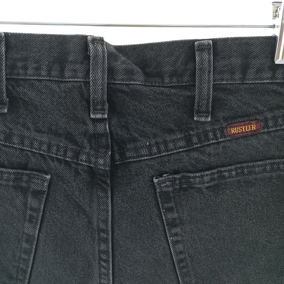 RUSTLER Black Denim Straight Denim Pants Men's W34 equivalent /eaa404609