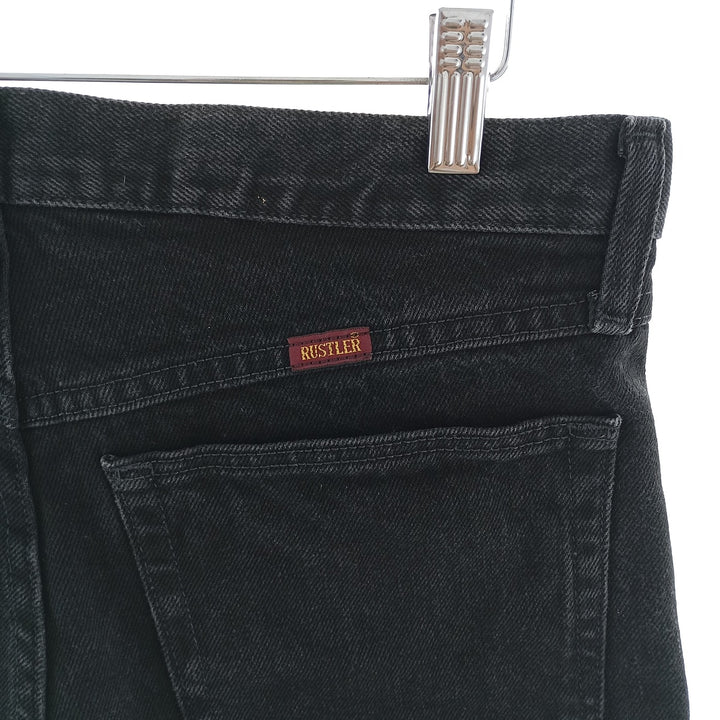 RUSTLER Black Denim Straight Denim Pants Men's W33 equivalent / eaa404610