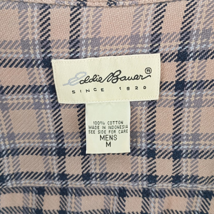 90s~00'S Eddie Bauer Long Sleeve Button Down Flannel Check Shirt Men's Medium Vintage /eaa404614