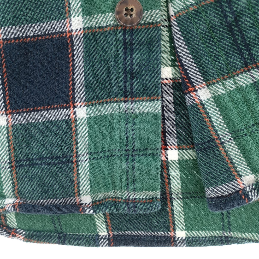 DULUTH TRADING Long Sleeve Flannel Check Shirt Men's Size S /eaa404620