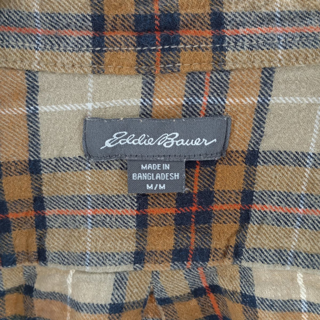 Eddie Bauer Long Sleeve Light Flannel Check Shirt Men's Medium Size / eaa404640