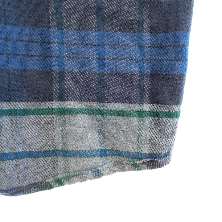 90'S Five Brother Long Sleeve Flannel Check Shirt Made in USA Men's XXL Vintage /eaa404652
