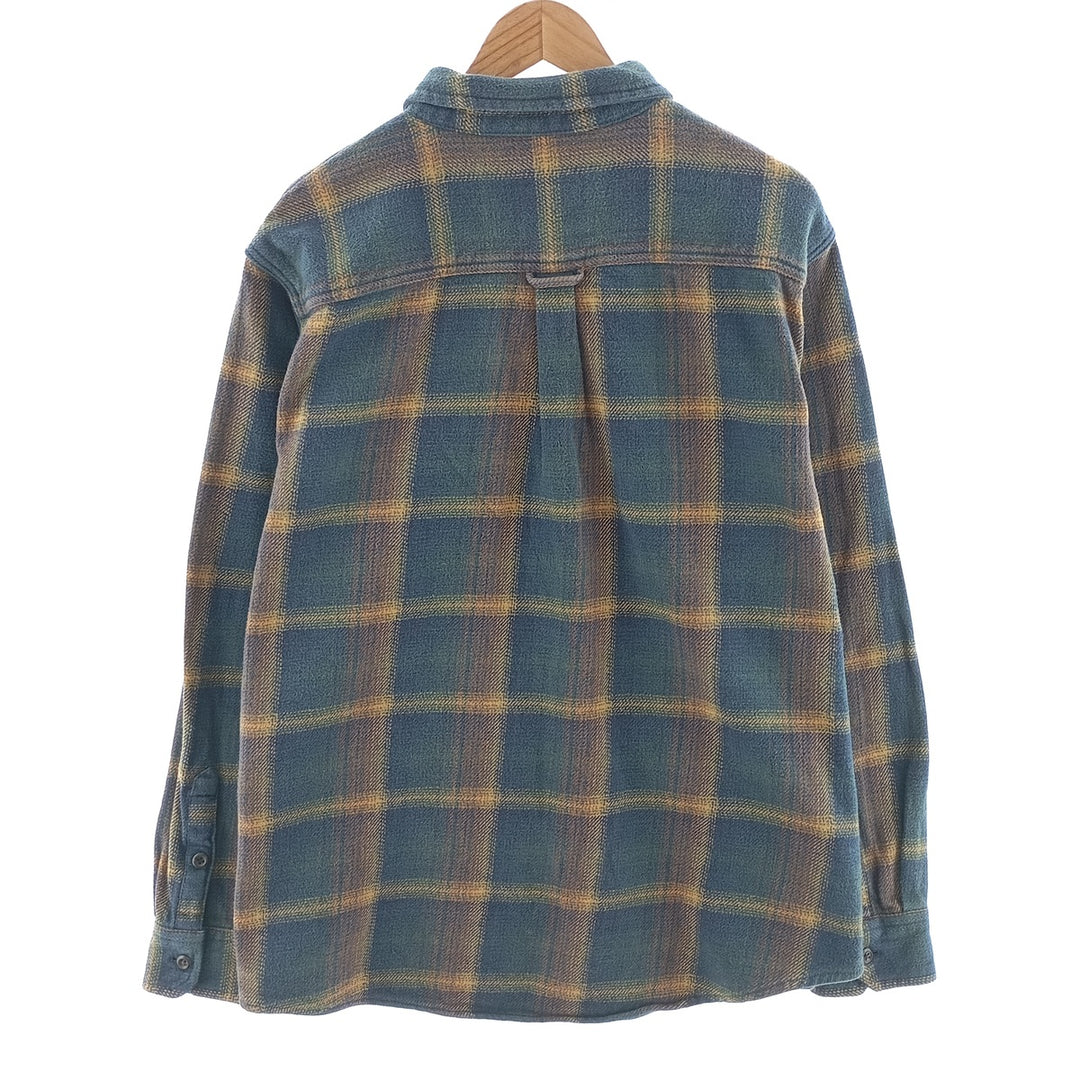 ORVIS Long Sleeve Heavy Flannel Check Shirt Men's XXL / eaa404686