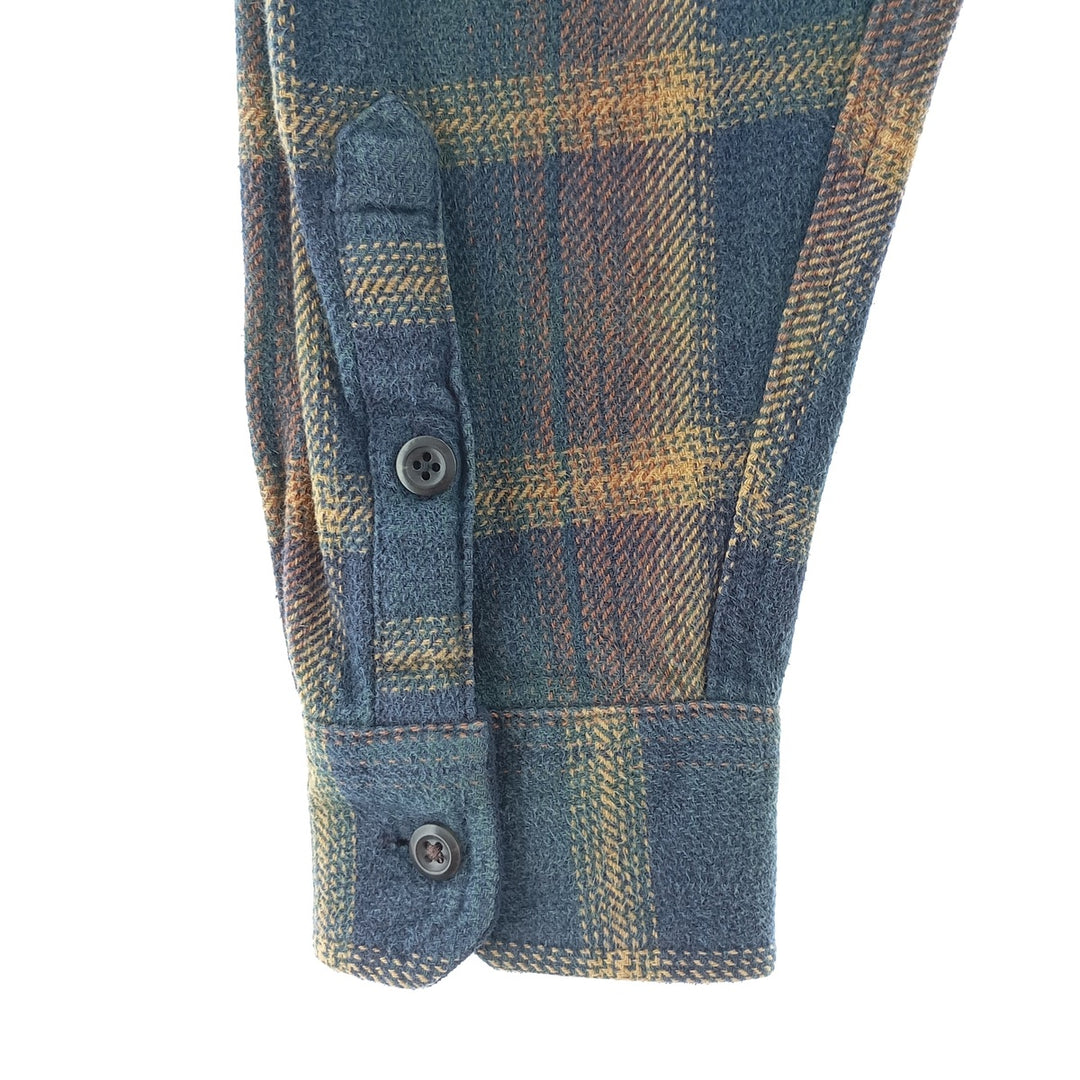ORVIS Long Sleeve Heavy Flannel Check Shirt Men's XXL / eaa404686
