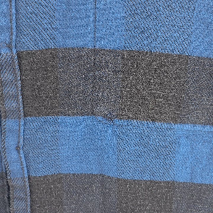 70s-80'S Five Brother Buffalo Check Long Sleeve Flannel Check Shirt Made in USA Men's M Size Vintage /eaa404687