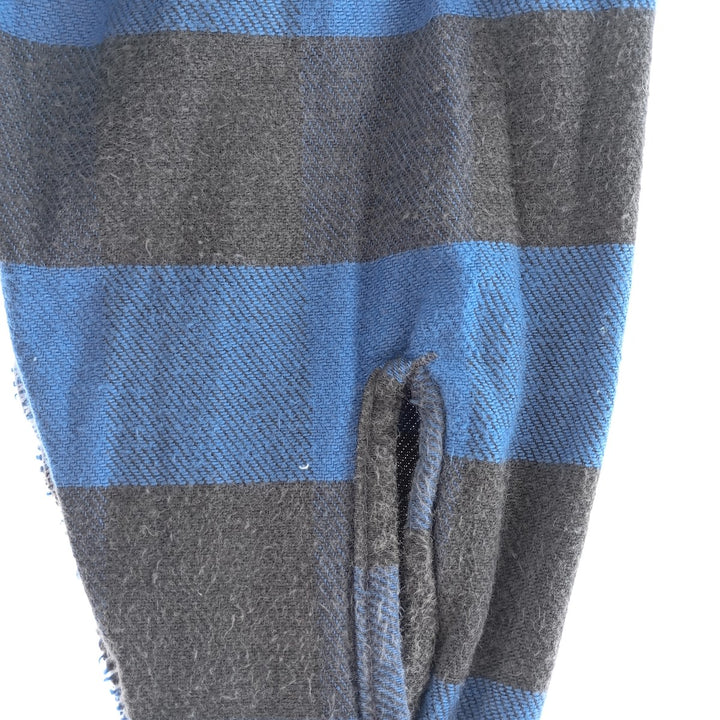 70s-80'S Five Brother Buffalo Check Long Sleeve Flannel Check Shirt Made in USA Men's M Size Vintage /eaa404687