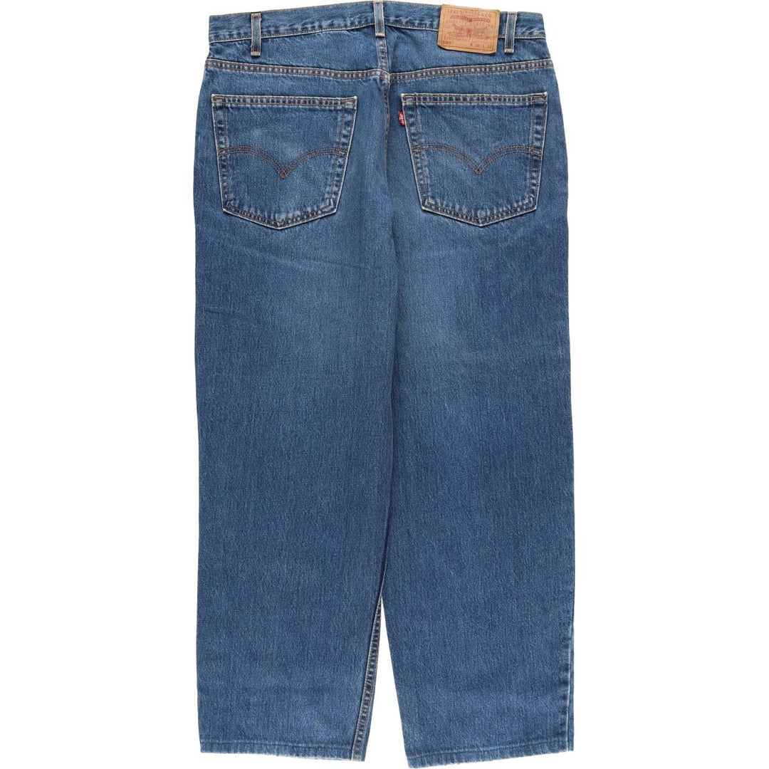00'S Levi's 550 Relaxed Fit Tapered Denim Pants Made in USA Men's W36 cotton blue type Vintage Second Hand