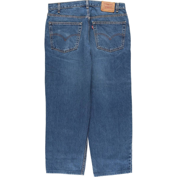 00'S Levi's 550 Relaxed Fit Tapered Denim Pants Made in USA Men's W36 cotton blue type Vintage Second Hand