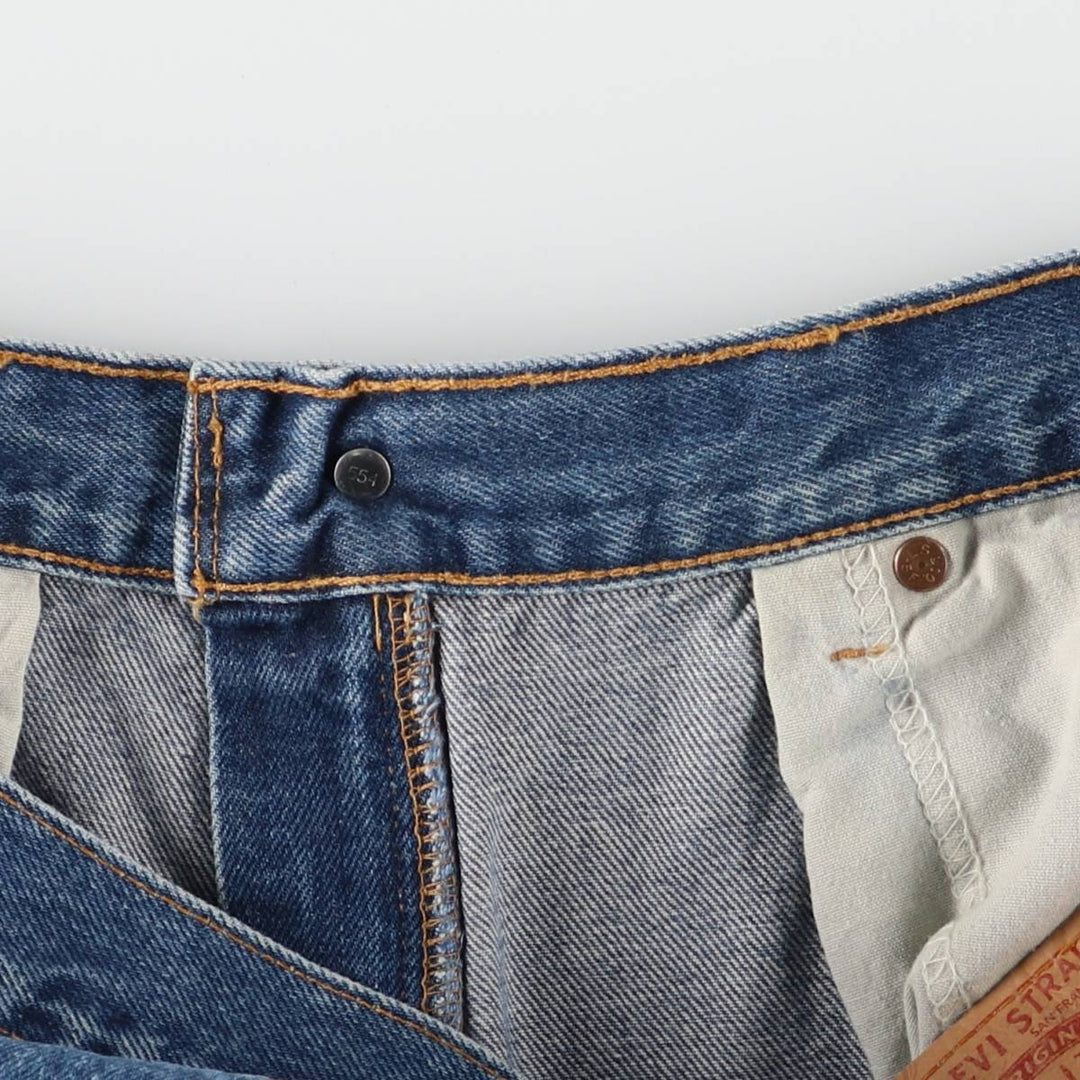 00'S Levi's 550 Relaxed Fit Tapered Denim Pants Made in USA Men's W36 cotton blue type Vintage Second Hand