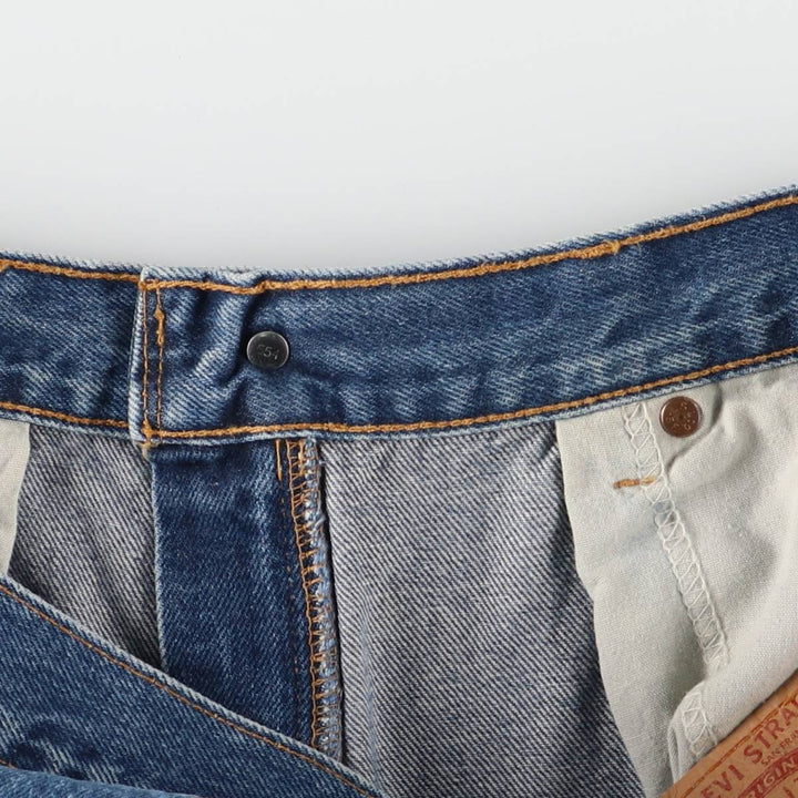 00'S Levi's 550 Relaxed Fit Tapered Denim Pants Made in USA Men's W36 cotton blue type Vintage Second Hand