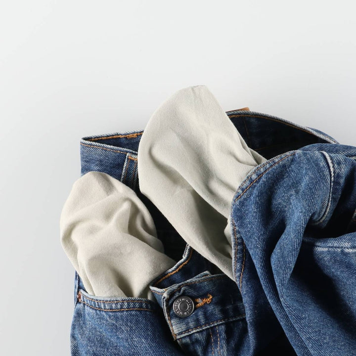 00'S Levi's 550 Relaxed Fit Tapered Denim Pants Made in USA Men's W36 cotton blue type Vintage Second Hand