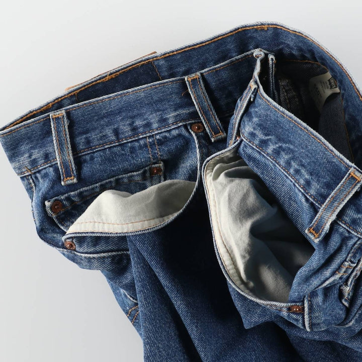 00'S Levi's 550 Relaxed Fit Tapered Denim Pants Made in USA Men's W36 cotton blue type Vintage Second Hand