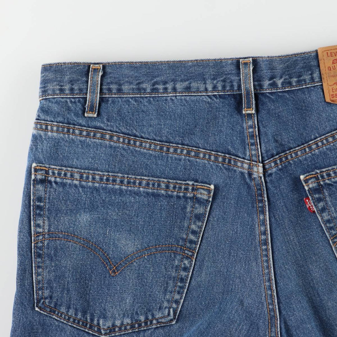 00'S Levi's 550 Relaxed Fit Tapered Denim Pants Made in USA Men's W36 cotton blue type Vintage Second Hand