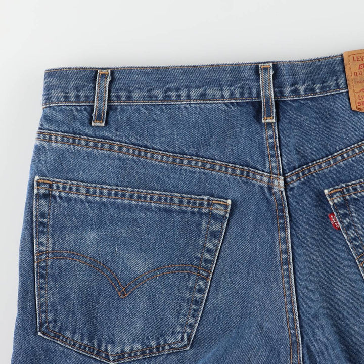 00'S Levi's 550 Relaxed Fit Tapered Denim Pants Made in USA Men's W36 cotton blue type Vintage Second Hand