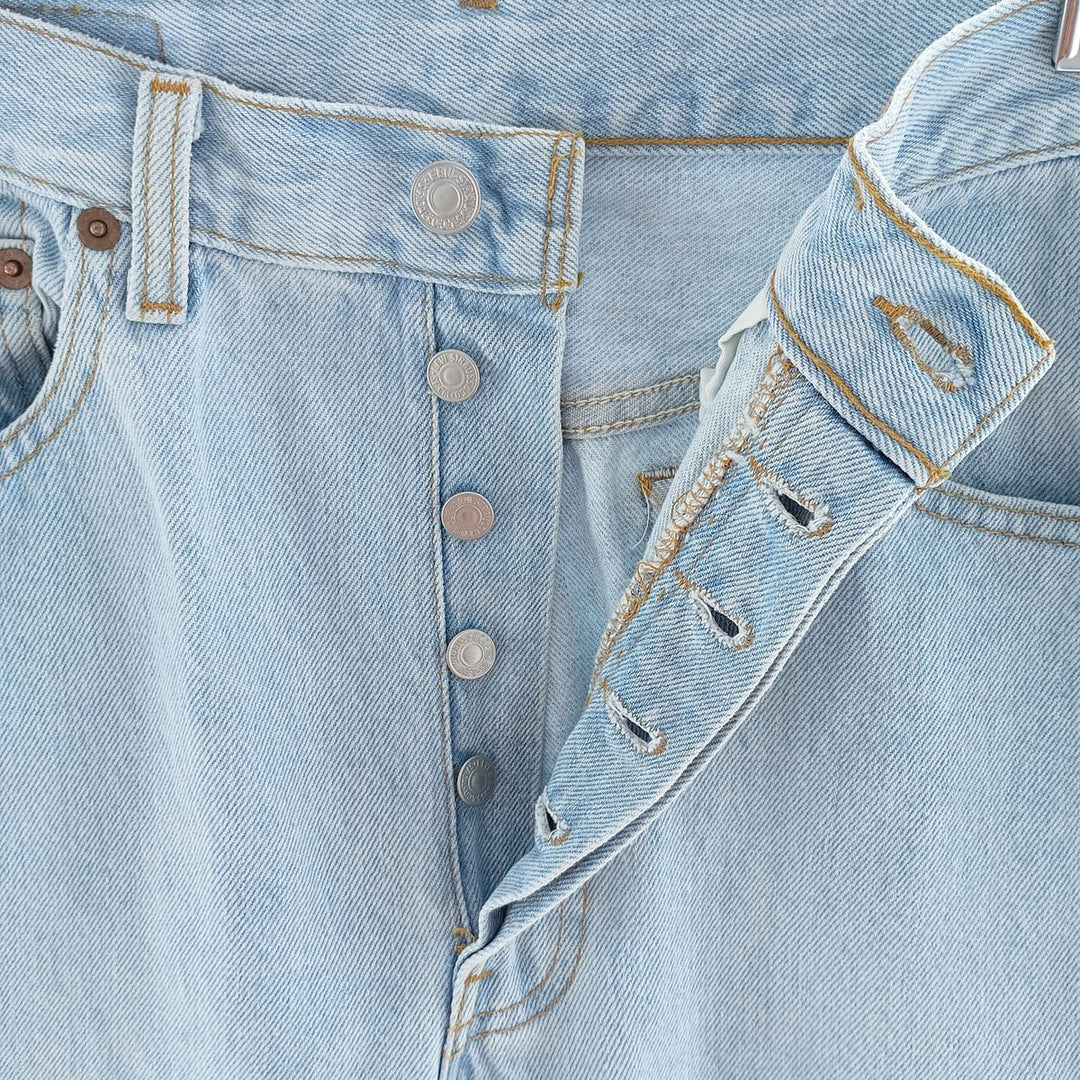 90'S Levi's 501-0134 Straight Denim Pants Made in USA Men's W30 Vintage cotton blue type Vintage Second Hand