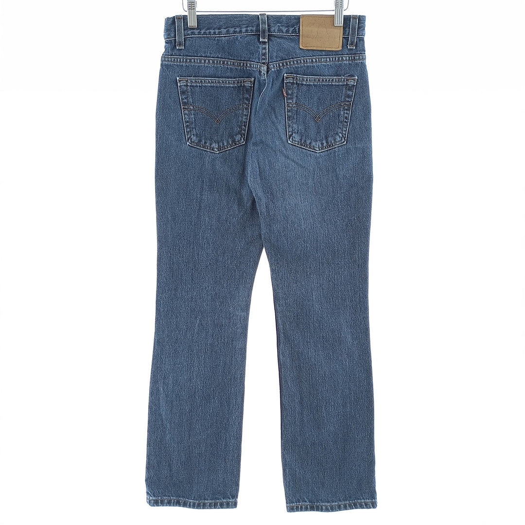 90'S Levi's 10505-4837 Tapered Denim Pants Made in USA Women's L (w30) Vintage cotton blue type Vintage Second Hand