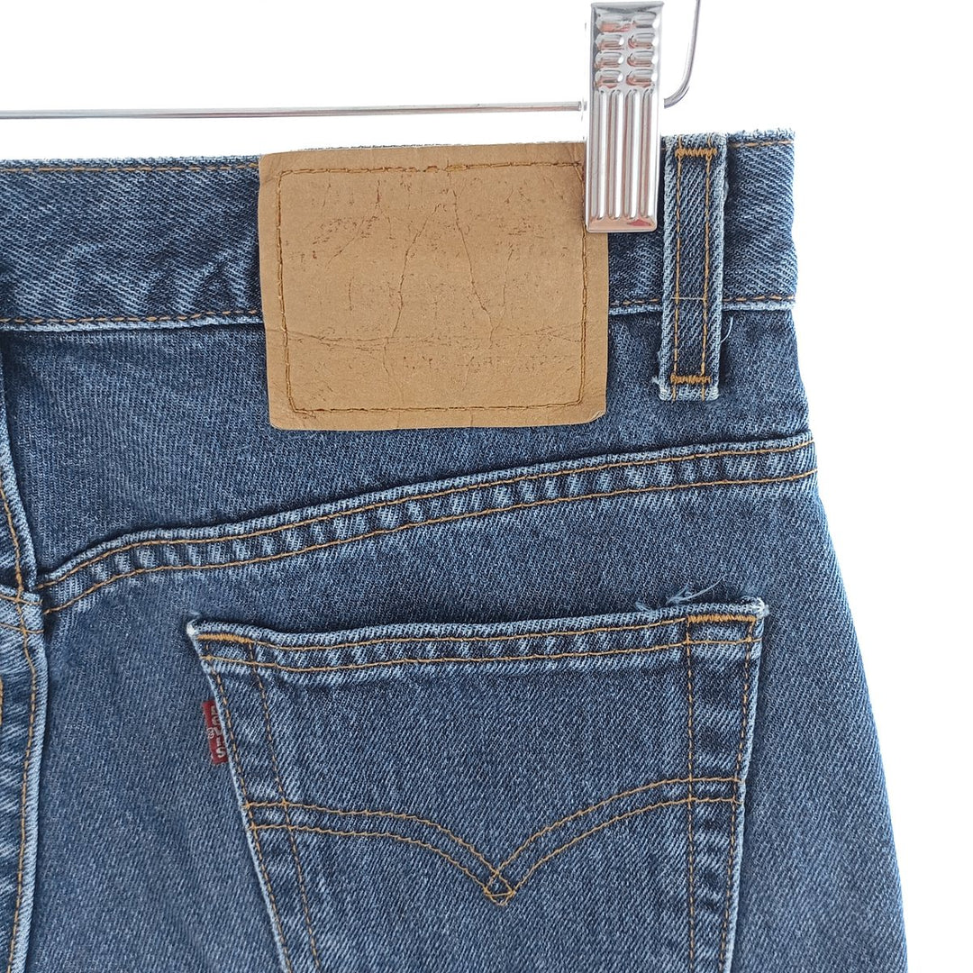 90'S Levi's 10505-4837 Tapered Denim Pants Made in USA Women's L (w30) Vintage cotton blue type Vintage Second Hand