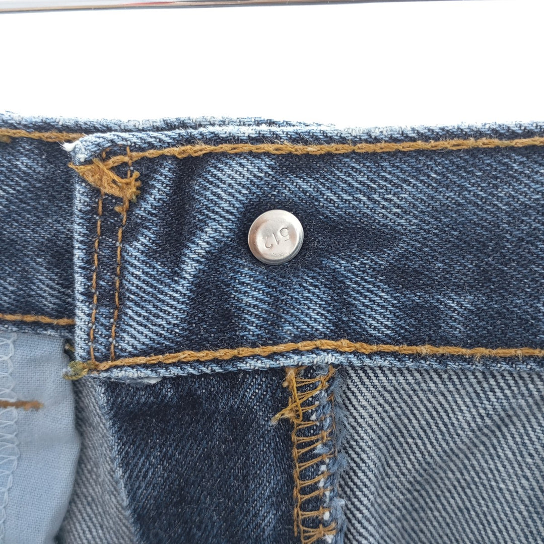 90'S Levi's 10505-4837 Tapered Denim Pants Made in USA Women's L (w30) Vintage cotton blue type Vintage Second Hand