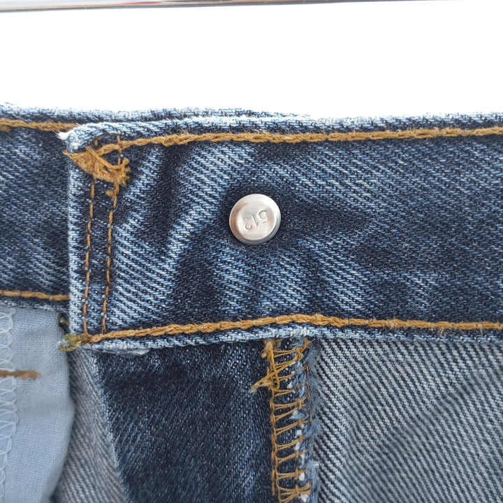 90'S Levi's 10505-4837 Tapered Denim Pants Made in USA Women's L (w30) Vintage cotton blue type Vintage Second Hand