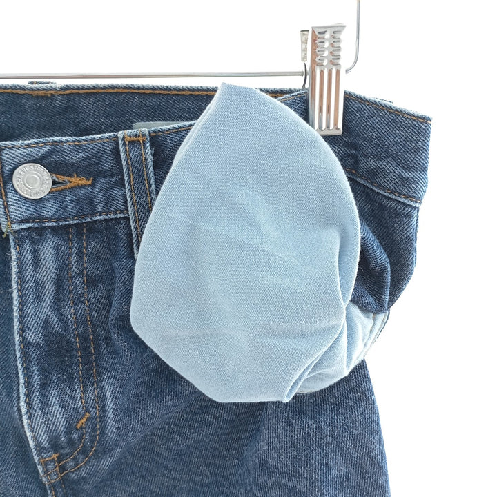 90'S Levi's 10505-4837 Tapered Denim Pants Made in USA Women's L (w30) Vintage cotton blue type Vintage Second Hand