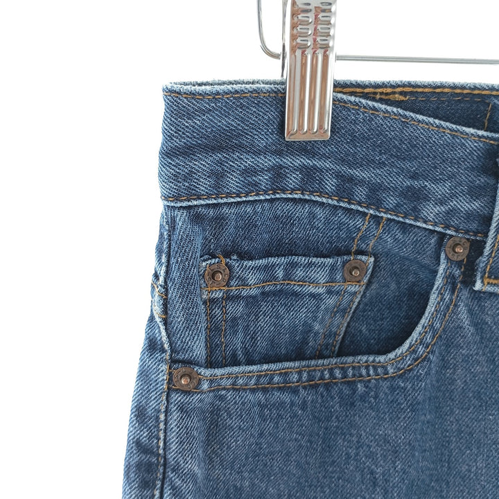 90'S Levi's 10505-4837 Tapered Denim Pants Made in USA Women's L (w30) Vintage cotton blue type Vintage Second Hand