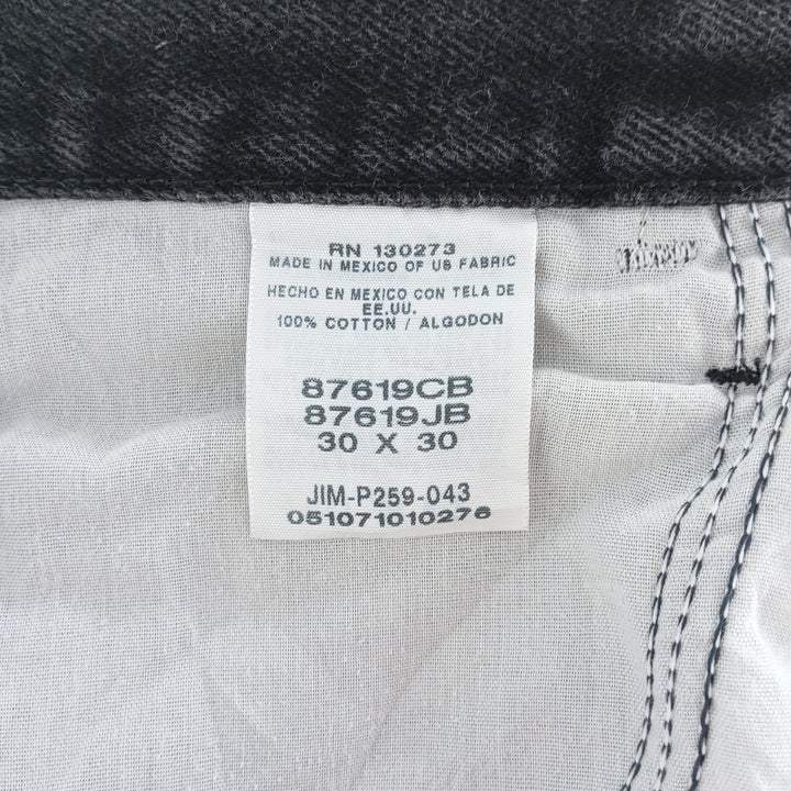 Rustler Black Denim Straight Denim Pants for Men, W30 equivalent cotton black type Vintage Second Hand